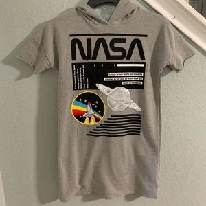 COPY - Girls NASA dress with hoodie size medium SKU#14